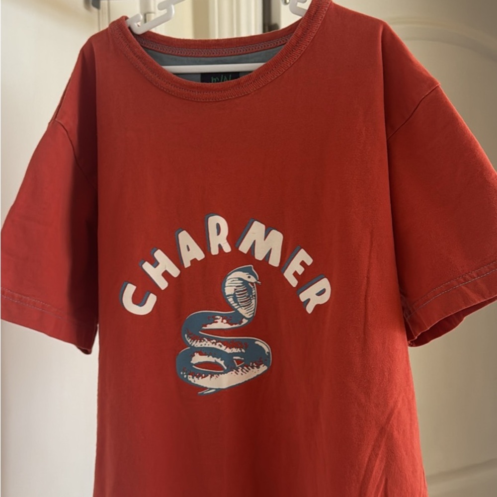 Boden Mini Coral Crewneck Tee